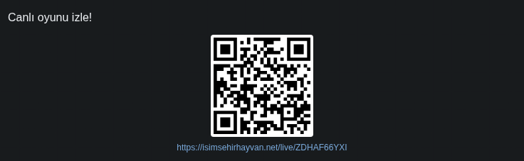 İzleyiciler için QR kod