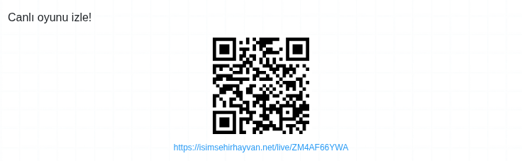 İzleyiciler için QR kod