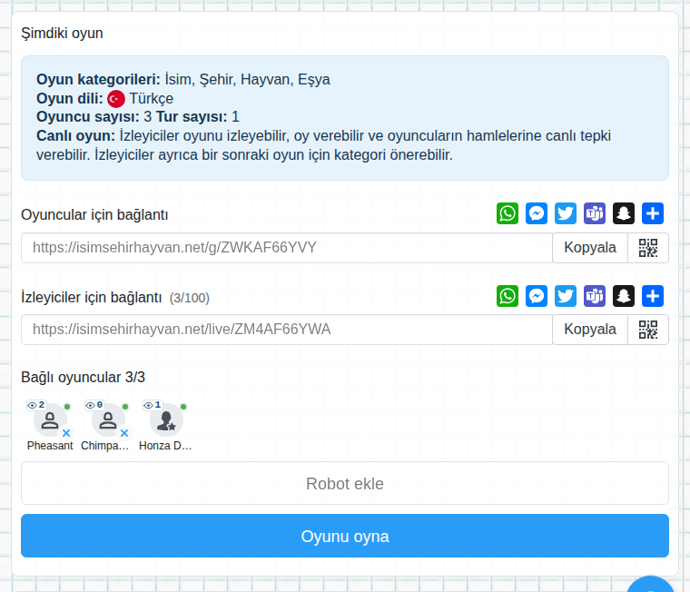 İzleyici bağlantısı olan lobi